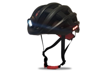 Casque de vélo avec lumières USB rechargeable