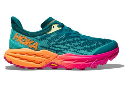 Chaussures de Trail Running Hoka Speedgoat 5 Bleu Orange Rose