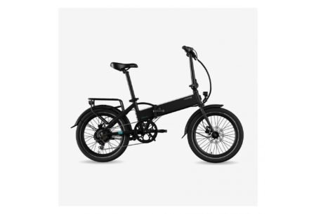 LEGEND MONZA VÉLO ELECTRIQUE PLIANT SMART EBIKE ROUES DE 20 POUCES FREINS DISQUE HYDRAULIQUE BATTERIE 36V 14AH PANASONIC (504WH) NOIR ONYX