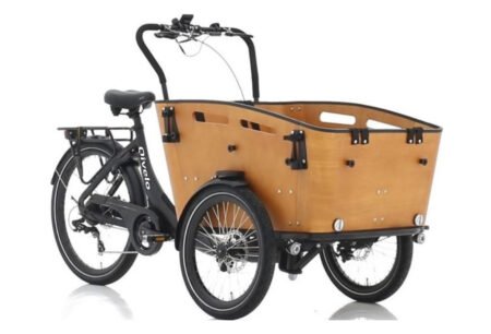 TRICYCLE ÉLECTRIQUE - VÉLO CARGO - QIVELO CURVE DR7 - 481WH - SHIMANO 7 VITESSES