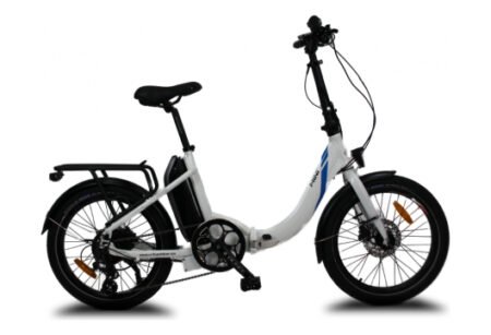 VÉLO PLIANT ÉLECTRIQUE URBANBIKER MINI T 20' BLANC - BATTERIE 540WH MOTEUR 250W